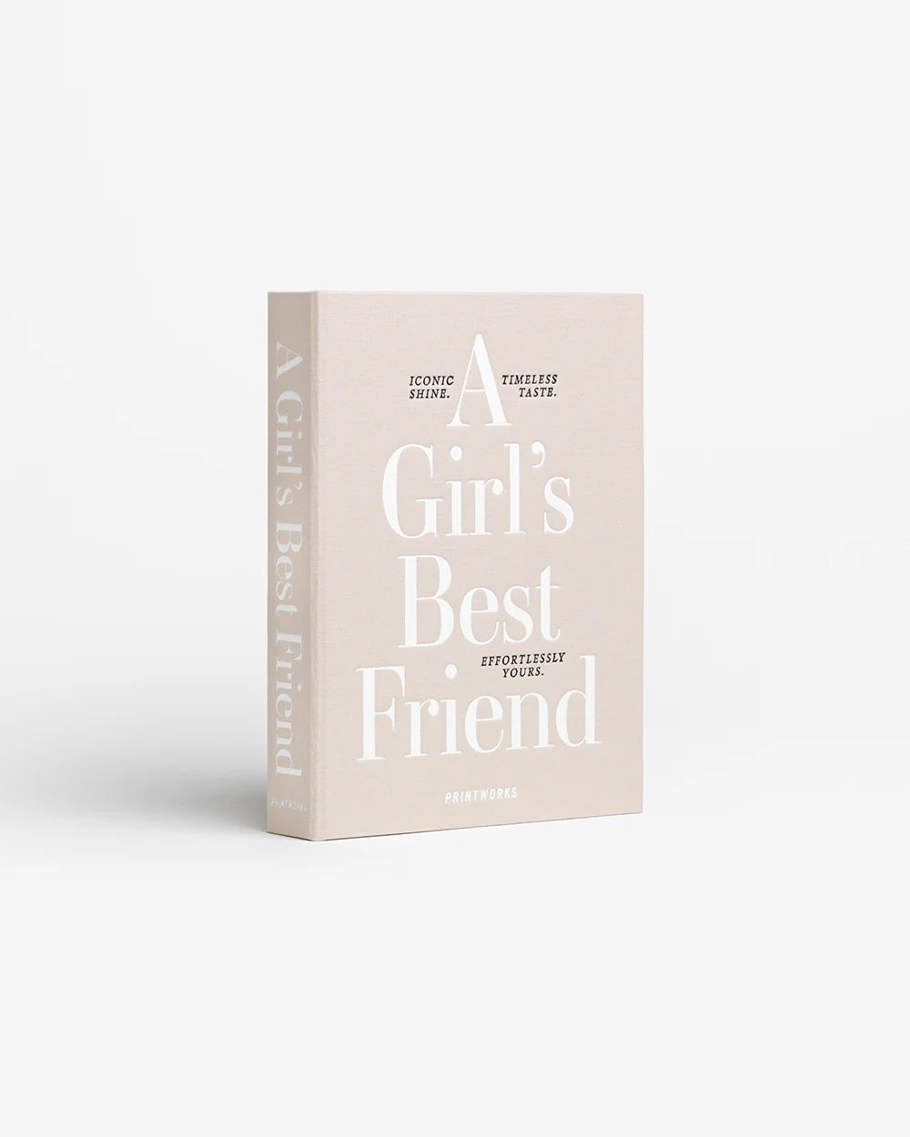 Portagioie A Girl’s Best Friend Printworks beige con apertura a libro e interno vellutato