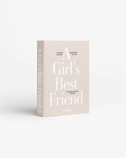 Portagioie A Girl’s Best Friend Printworks beige con apertura a libro e interno vellutato
