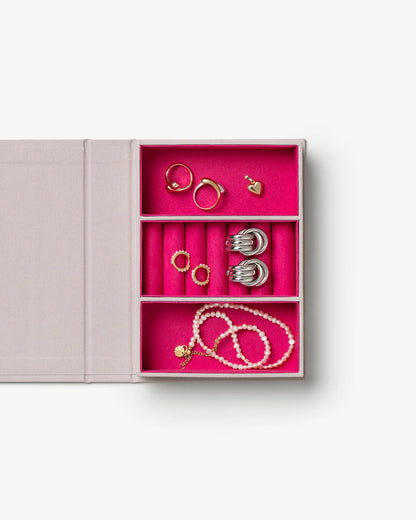 Printworks Portagioie Glow Grigio e Fucsia