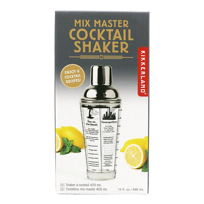 1. Kikkerland Mix Master Cocktail Shaker 16 oz nella confezione originale