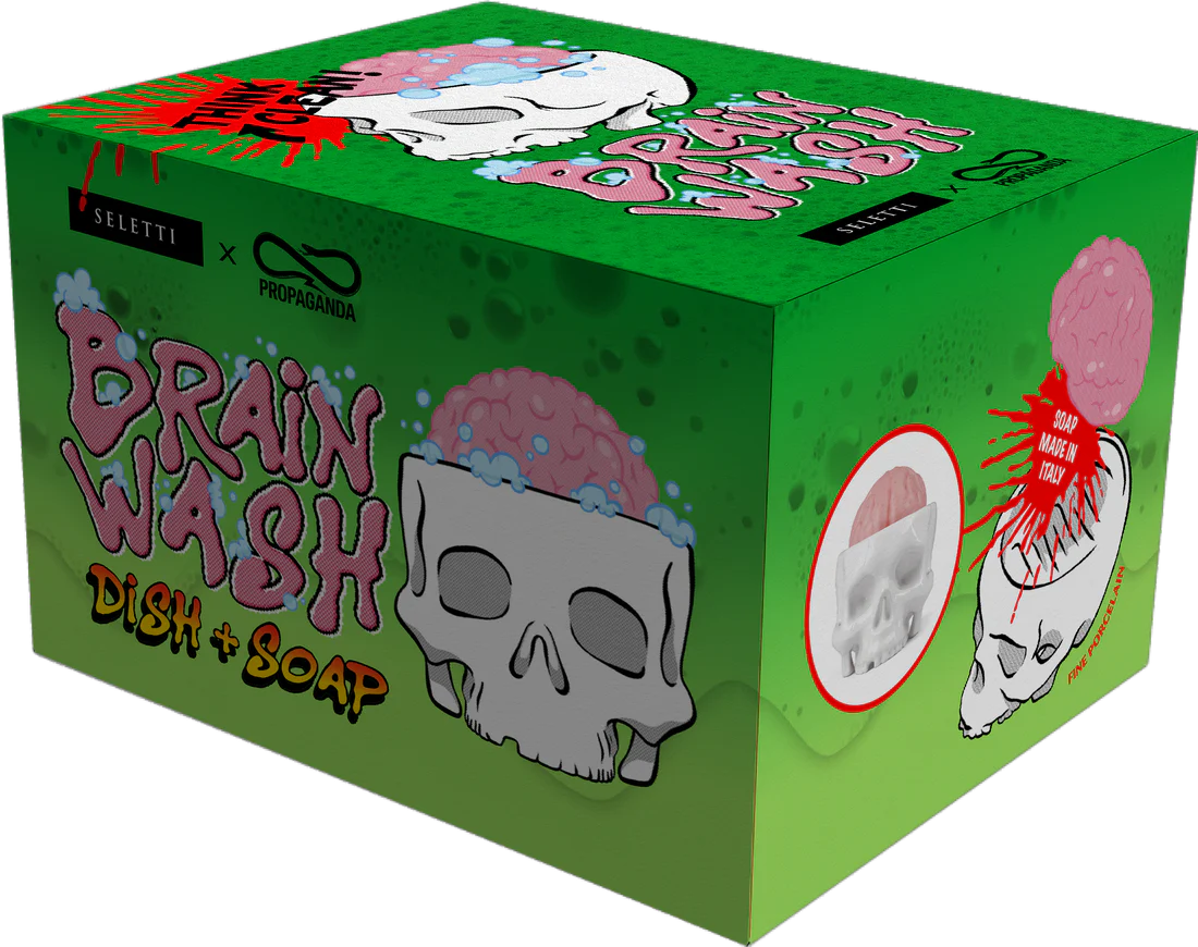 Seletti Brain wash Porta Saponetta Bianco