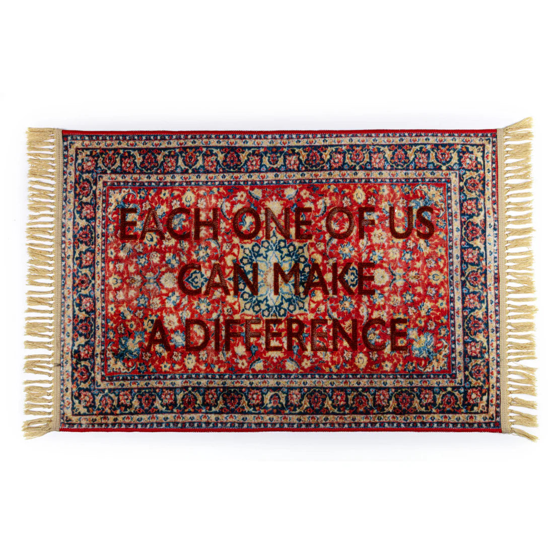 Seletti Burnt Carpet Difference tappeto design in PET riciclato