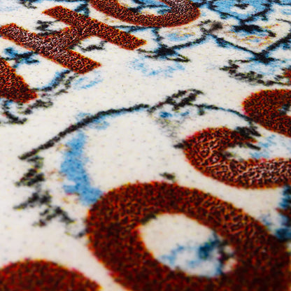 Burnt Carpet Impossible Things Seletti tappeto con scritta decorativa