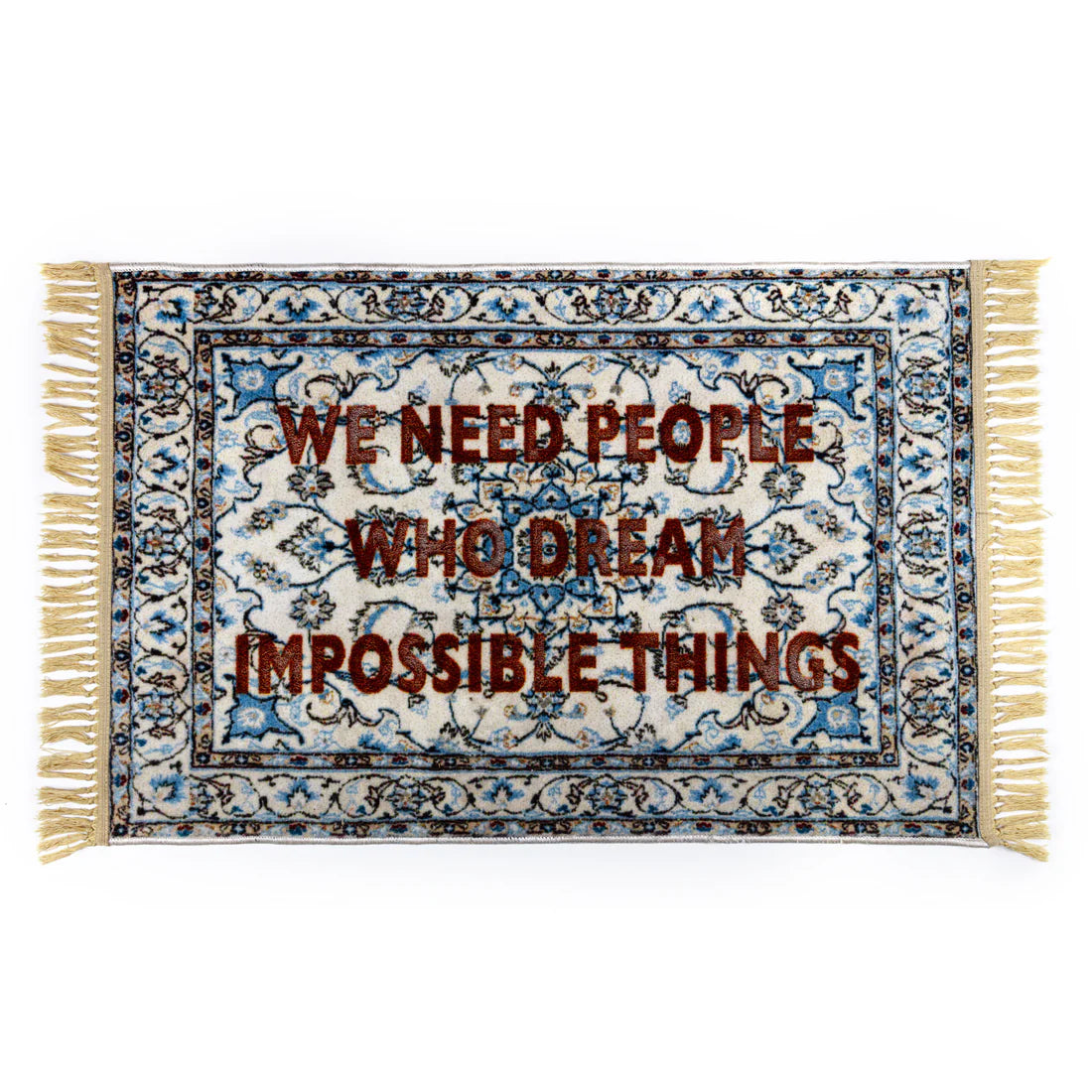 Seletti Burnt Carpet Impossible Things tappeto design in PET riciclato