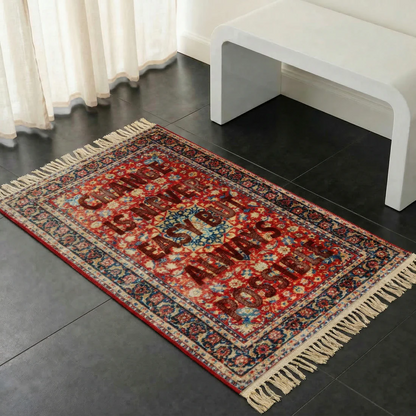 Tappeto Seletti Burnt Carpet Possible firmato Loredana Longo