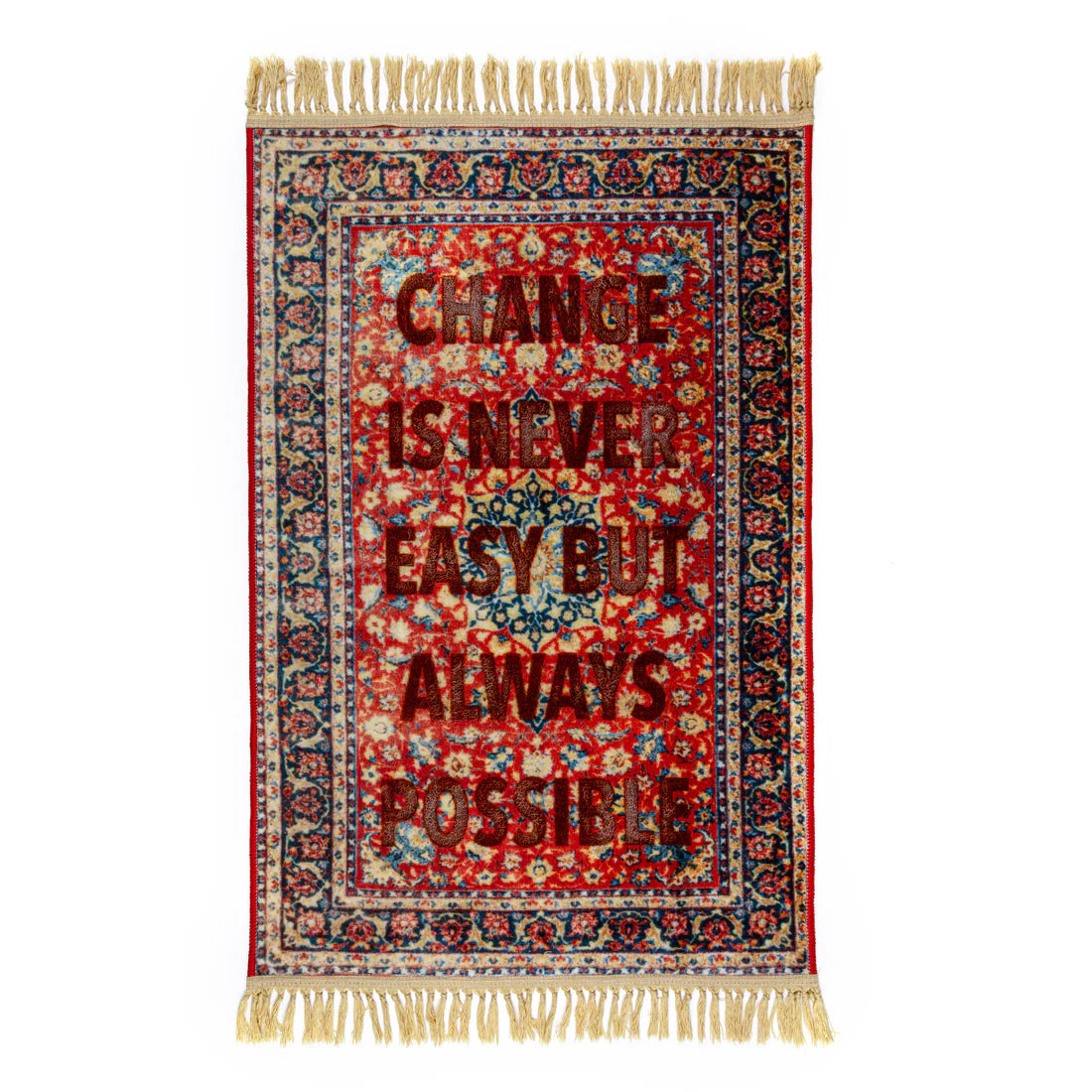 Seletti Burnt Carpet Possible tappeto design in PET riciclato