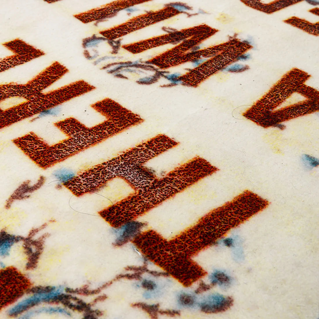 Burnt Carpet The Way Seletti tappeto con scritta The Way