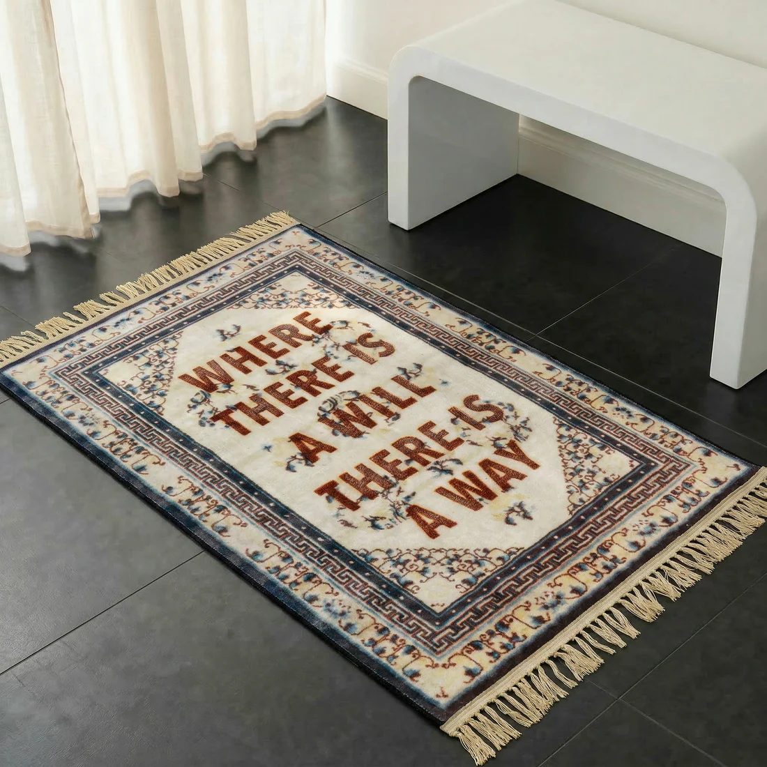 Tappeto artistico Seletti Burnt Carpet per salotto e camera da letto