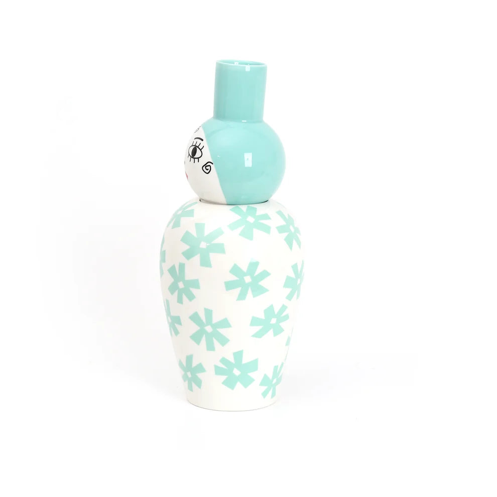 Seletti Canopie Zita Vaso in Porcellana con Coperchio 41,6 cm