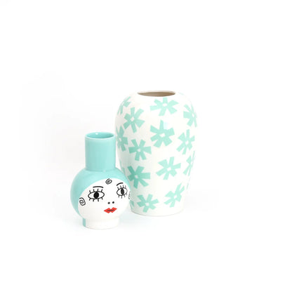Seletti Canopie Zita Vaso in Porcellana con Coperchio 41,6 cm