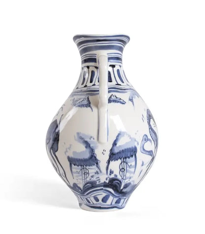 Seletti Ibex Classics On Acid Vaso In Porcellana