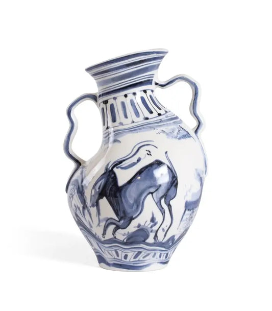 Seletti Ibex Classics On Acid Vaso In Porcellana