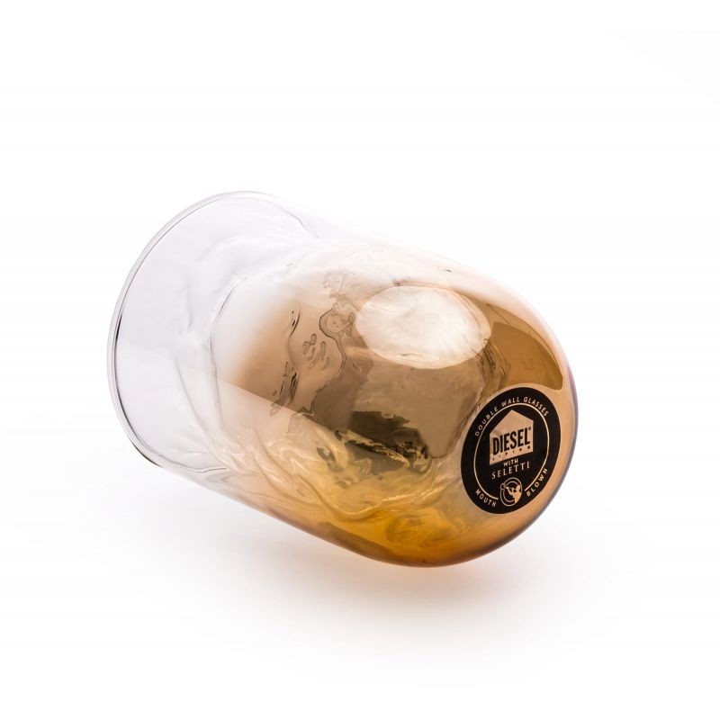 Seletti Diesel Living Cosmic Diner Meteorite Glass Set 6 pz tumbler basso H10