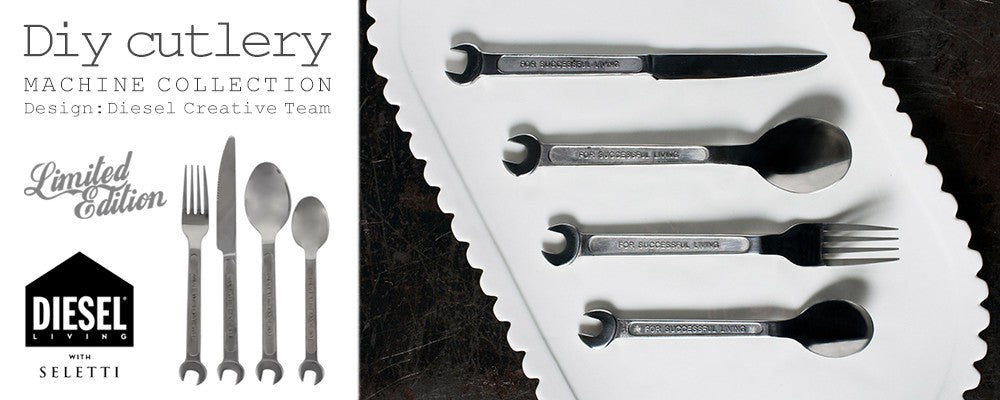Seletti Diesel Living Machine Collection DIY set di posate