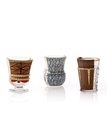 Set di 3 bicchieri Rodinia Seletti Hybrid