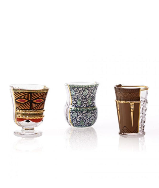 Set di 3 bicchieri Rodinia Seletti Hybrid