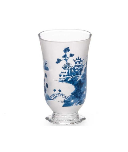 Bicchiere cocktail Clarice Seletti Hybrid blu, vista laterale