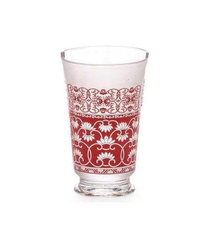 Bicchiere cocktail Clarice Seletti Hybrid con decoro rosso