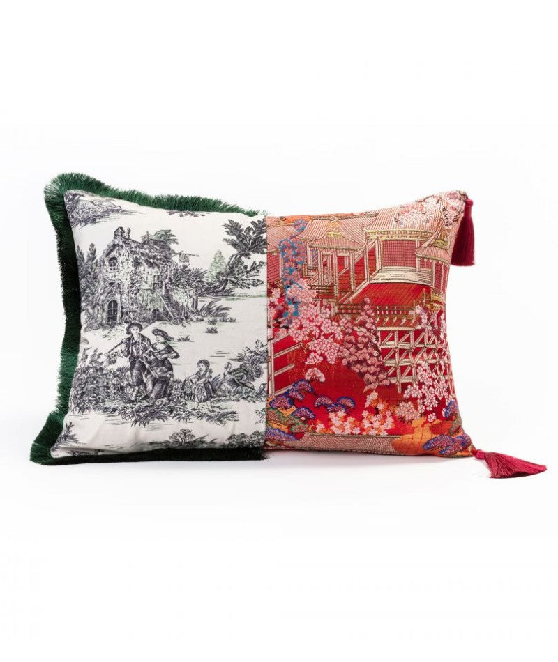 Cuscino Pirra Seletti Hybrid, vista in prospettiva