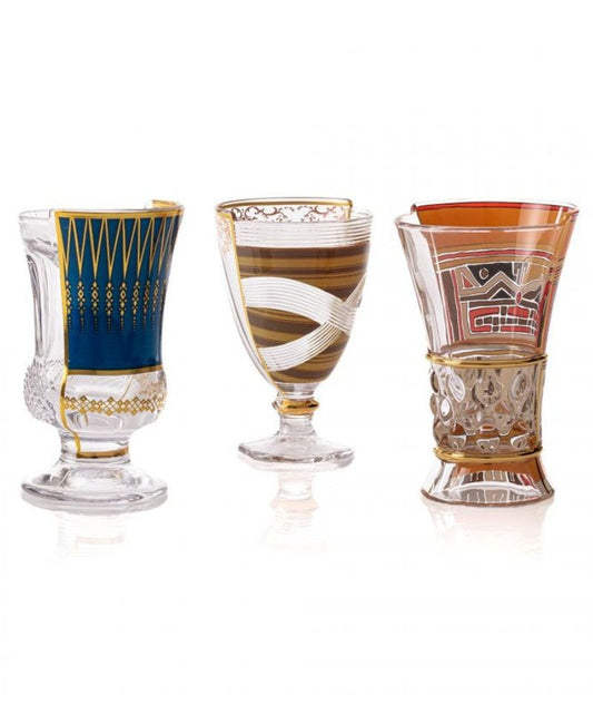 Set di 3 bicchieri Pannotia Seletti Hybrid