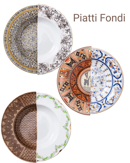 Seletti Hybrid Piatti Tavola - Set 18 pz | 6 Posti Tavola