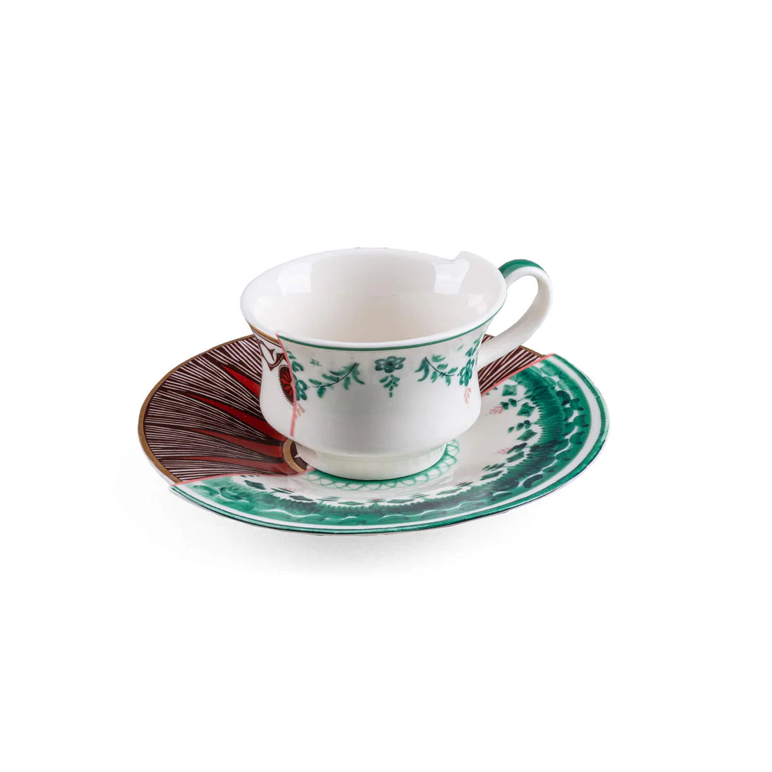 Tazzina da caffè Seletti Hybrid Chuchuito con piattino