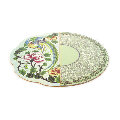 Tovaglietta Teodora Seletti Hybrid in prospettiva con decoro ornamentale