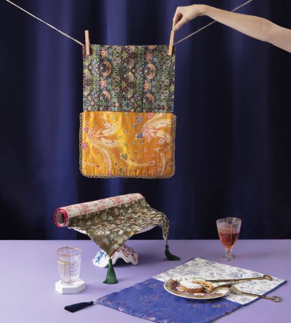 Tovaglietta Zirma Seletti Hybrid ambientata su tavola apparecchiata