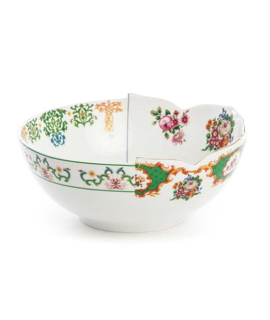 Zuppiera Zaira Seletti Hybrid in porcellana Bone China, vista in prospettiva