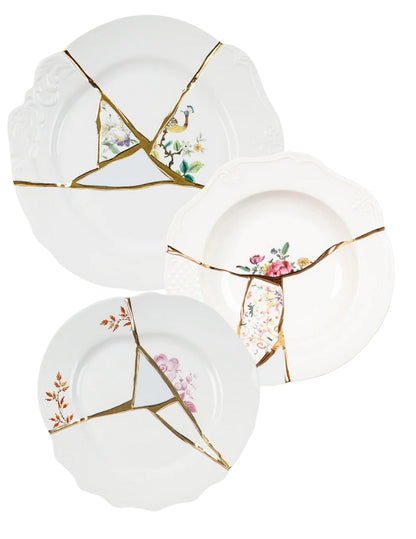 Seletti Kintsugi Piatti Tavola Set 18 pz - 6 posti tavola