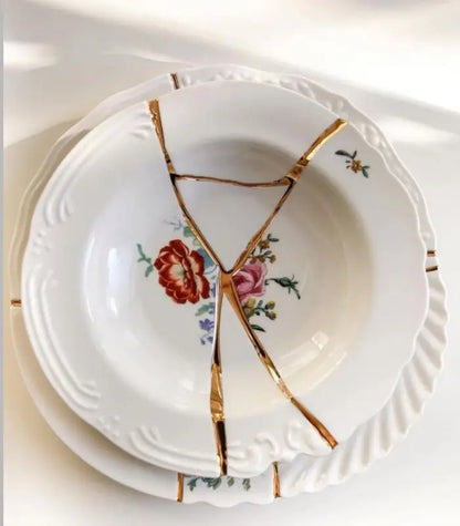 Seletti Kintsugi Piatti Tavola Set 18 pz - 6 posti tavola