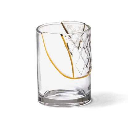 Seletti Kintsugi tumbler bicchiere basso
