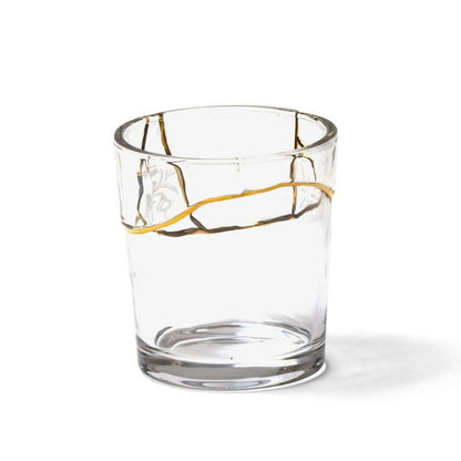 Seletti Kintsugi tumbler bicchiere basso