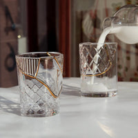 Seletti Kintsugi tumbler bicchiere basso