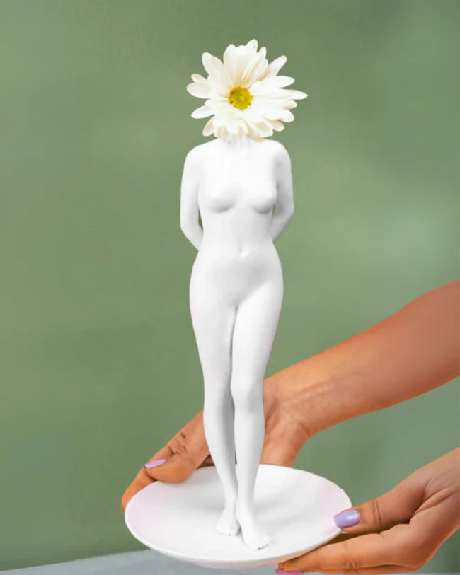 Seletti La Timida Vaso In Porcellana