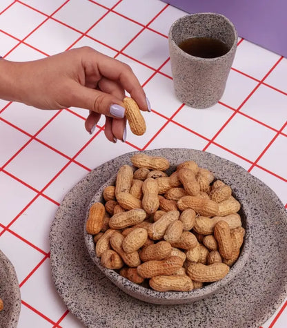 Seletti Newlithic Set 2 Bicchieri In Porcellana