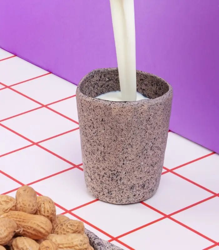 Seletti Newlithic Set 2 Bicchieri In Porcellana