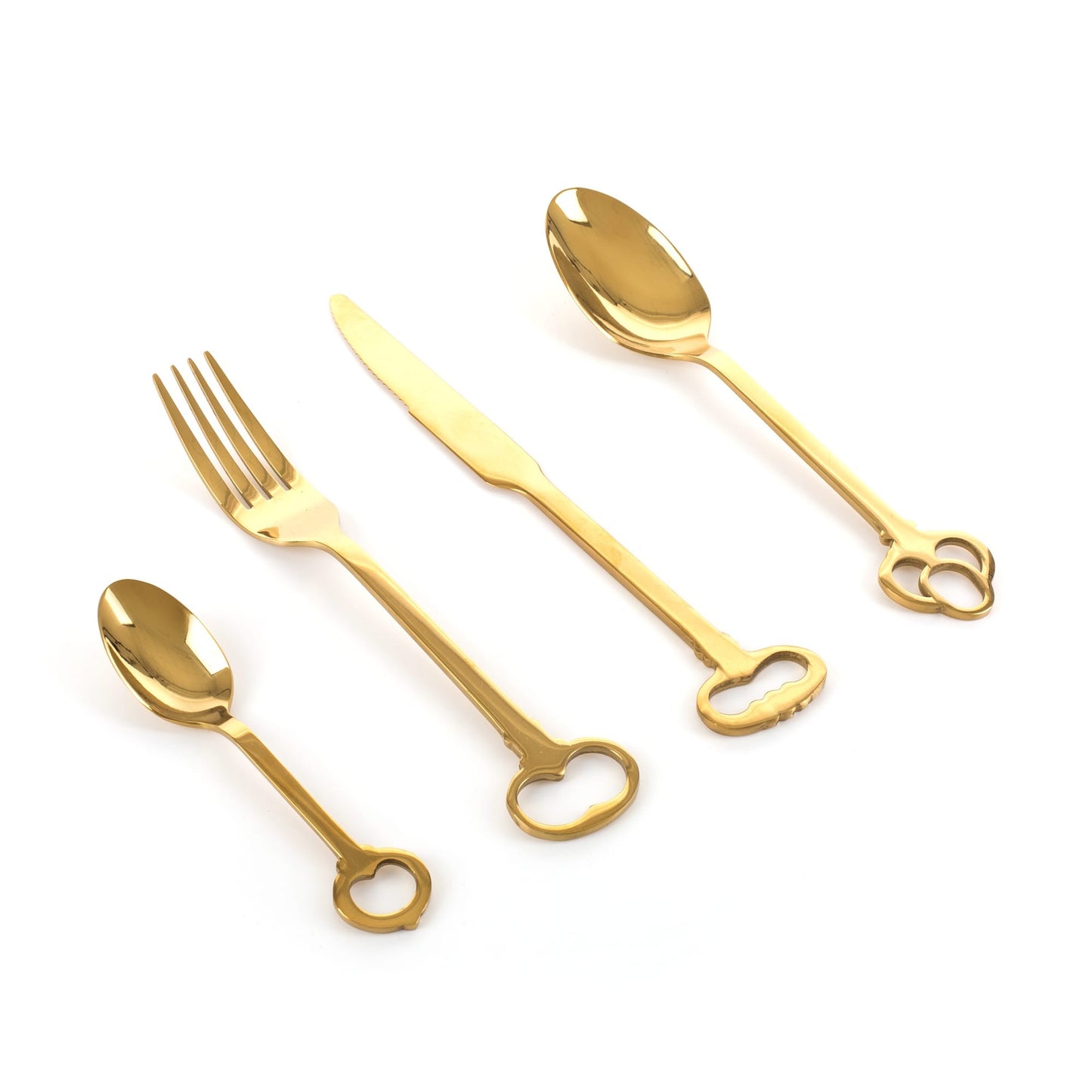 Seletti Keytlery set posate 24 pezzi oro