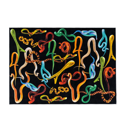 Seletti Toiletpaper Home tappeto rettangolare Snakes