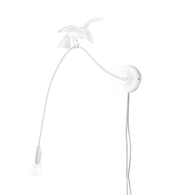 Seletti Sparrow - Cruising Lampada Usb Resina Da Parete