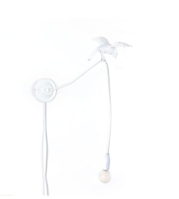 Seletti Sparrow - Cruising Lampada Usb Resina Da Parete