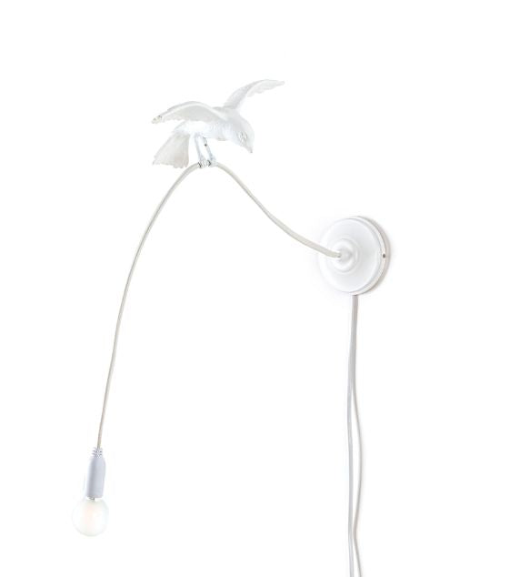 Seletti Sparrow - Cruising Lampada Usb Resina Da Parete