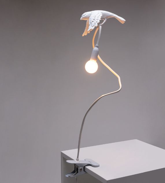 Seletti Sparrow | Taking Off Lampada Usb Con Morsetto