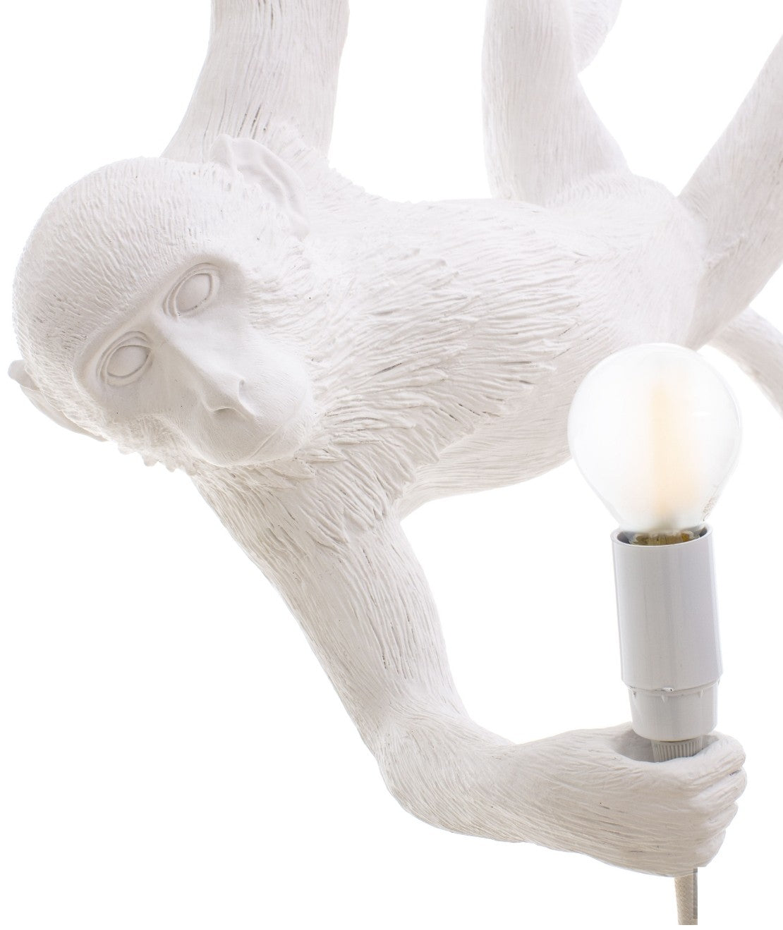 Seletti Swing Monkey Lamp Lampada Bianca Indoor