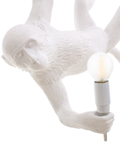 Seletti Swing Monkey Lamp Lampada Bianca Indoor