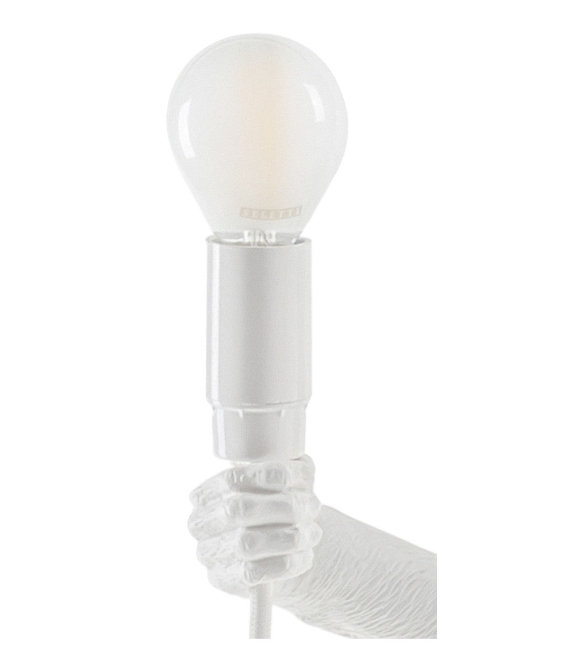 Seletti Swing Monkey Lamp Lampada Bianca Indoor