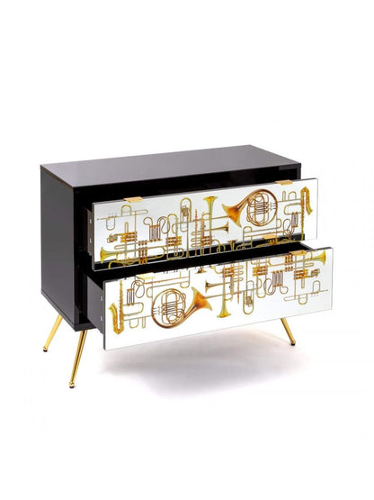 Seletti Toiletpaper Home Cassettiera 2 cassetti - Trombe