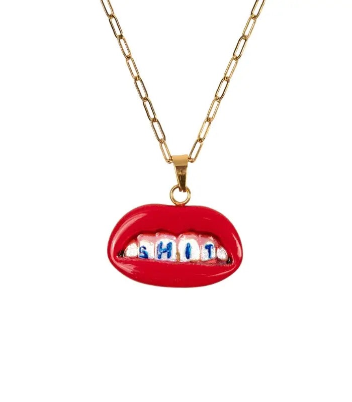 Seletti Toiletpaper Jewels Collana Con Pendente - Shit