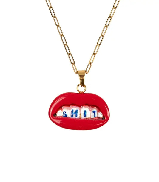 Seletti Toiletpaper Jewels Collana Con Pendente - Shit