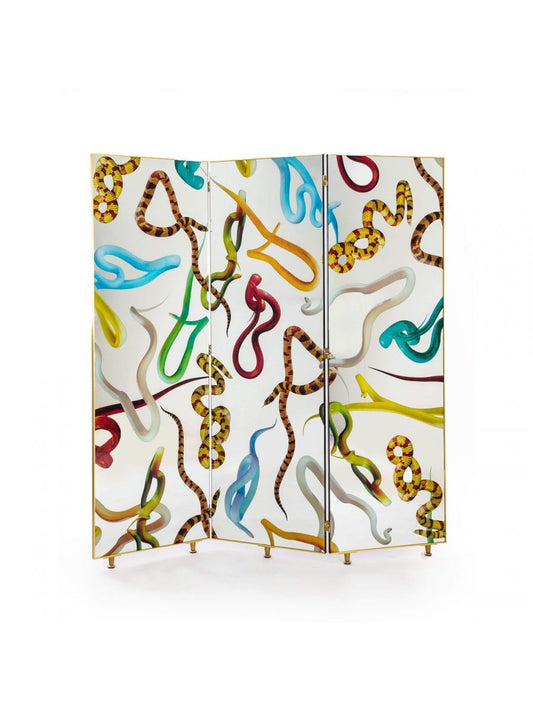 Seletti Toiletpaper Home Paravento Rossetti Snakes